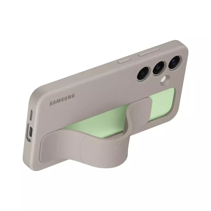 Samsung Standing Grip Case Taupe mobiliojo telefono dėklas 15,8 cm (6,2 col.) Dangtelis Pilka