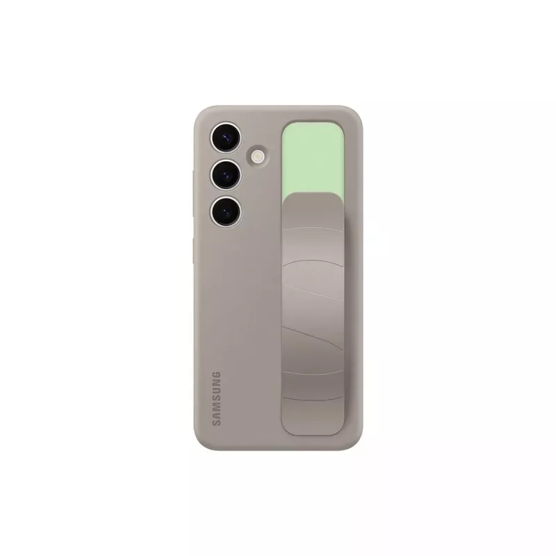 Samsung Standing Grip Case Taupe mobiliojo telefono dėklas 15,8 cm (6,2 col.) Dangtelis Pilka