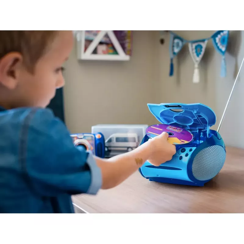 Nešiojamasis radijas Lenco SCD-24BU Kids FM 4W 60dB