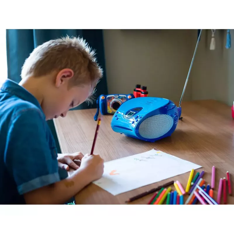 Nešiojamasis radijas Lenco SCD-24BU Kids FM 4W 60dB