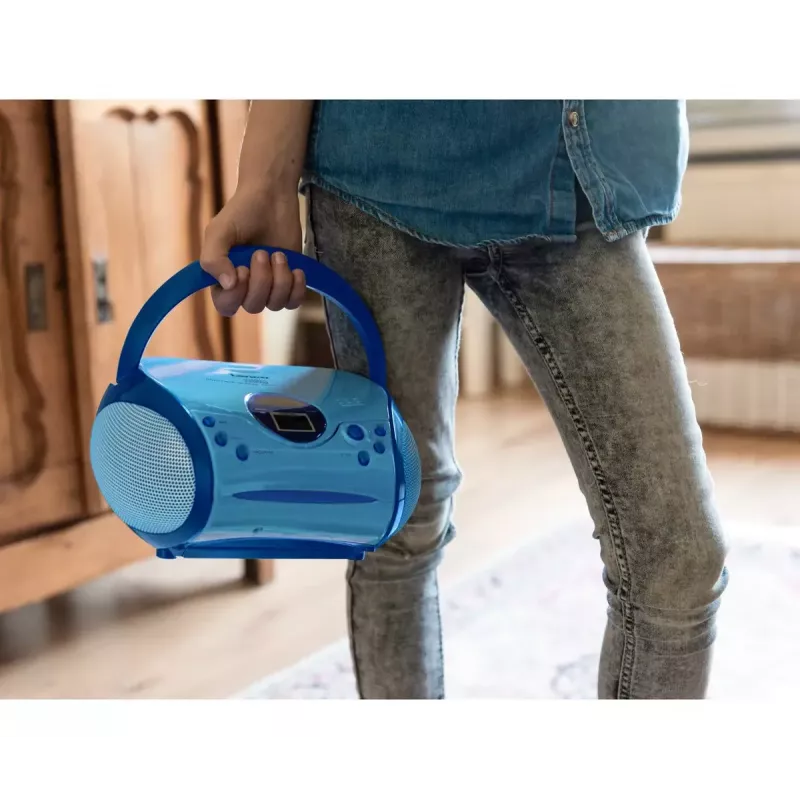 Nešiojamasis radijas Lenco SCD-24BU Kids FM 4W 60dB
