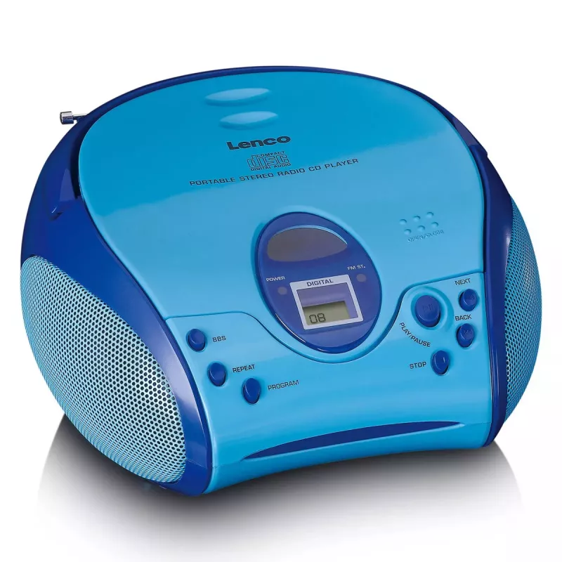 Nešiojamasis radijas Lenco SCD-24BU Kids FM 4W 60dB