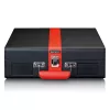 Belt-drive audio turntable Lenco TT-110 Juoda Red Semi Automatic