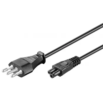 Maitinimo laidas Microconnect PE100818 juodas 1,8 m C5 jungtis