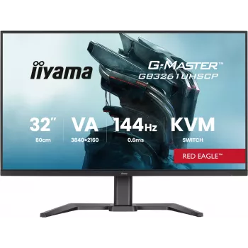 iiyama G-MASTER GB3261UHSCP-B1 kompiuterio monitorius 80 cm (31,5 colio) 3840 x 2160 pikselių 4K Ultra HD LED juodas