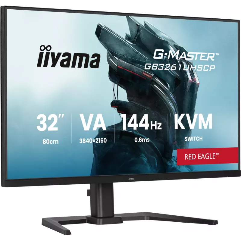 iiyama G-MASTER GB3261UHSCP-B1 kompiuterio monitorius 80 cm (31,5 colio) 3840 x 2160 pikselių 4K Ultra HD LED juodas