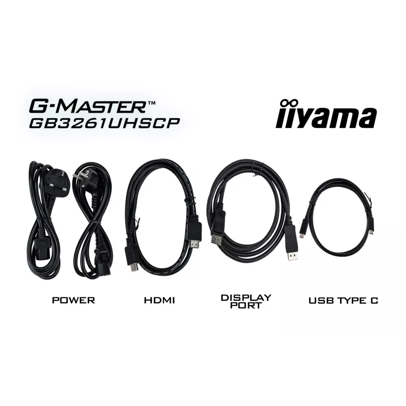 iiyama G-MASTER GB3261UHSCP-B1 kompiuterio monitorius 80 cm (31,5 colio) 3840 x 2160 pikselių 4K Ultra HD LED juodas