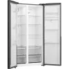 Gorenje Side by Side šaldytuvas NRS917E41BXWD, atskirai stovintis, amerikietiškos durys, juodas, 2 durys, jutiklinis, LED