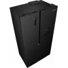 Gorenje Side by Side šaldytuvas NRS917E41BXWD, atskirai stovintis, amerikietiškos durys, juodas, 2 durys, jutiklinis, LED