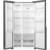 Gorenje Side by Side šaldytuvas NRS917E41BXWD, atskirai stovintis, amerikietiškos durys, juodas, 2 durys, jutiklinis, LED