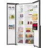 Gorenje Side by Side šaldytuvas NRS917E41BXWD, atskirai stovintis, amerikietiškos durys, juodas, 2 durys, jutiklinis, LED