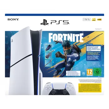 Sony PlayStation 5 - Fortnite Flowering Chaos Bundle 1 TB Wi-Fi Juoda, Balta