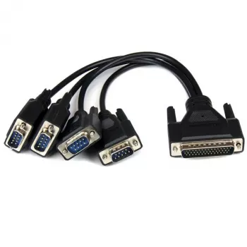 “StarTech.com” 4 prievadų PCI Express PCIe serijinis kombinuotasis adapteris - 2 x RS232 2 x RS422 / RS485