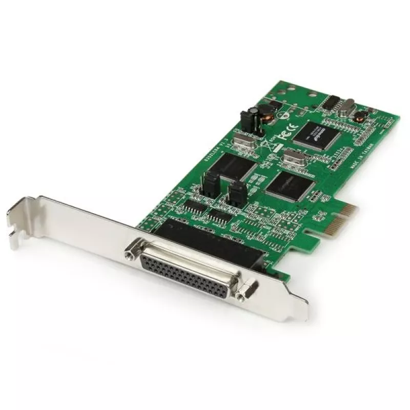 “StarTech.com” 4 prievadų PCI Express PCIe serijinis kombinuotasis adapteris - 2 x RS232 2 x RS422 / RS485