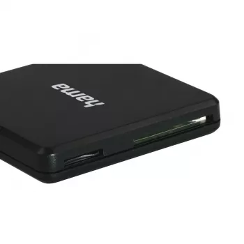 Hama USB 3.0 multi kortelių skaitytuvas, SD/microSD/CF, juodas
