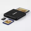 Hama USB 3.0 multi kortelių skaitytuvas, SD/microSD/CF, juodas