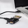 Hama USB 3.0 multi kortelių skaitytuvas, SD/microSD/CF, juodas