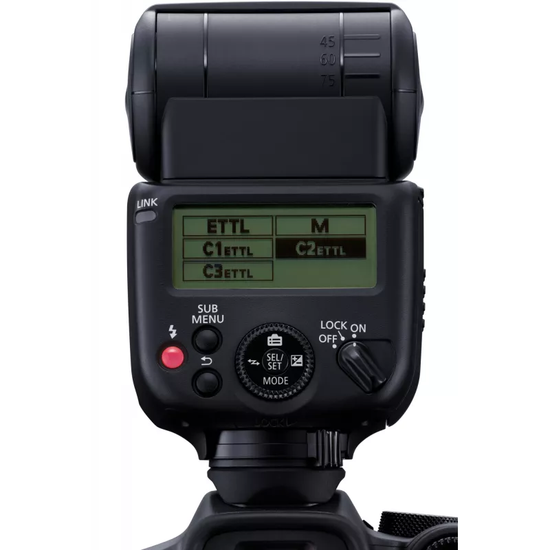 Vaizdo kameros blykstė Canon Speedlite EL-10 juoda AA baterija 287 g