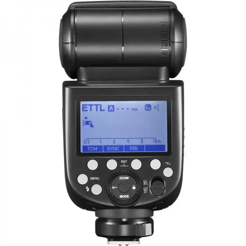 Kompaktiška blykstė Godox TT685II/N, juoda, Nikon, 405 g, 64 mm plotis