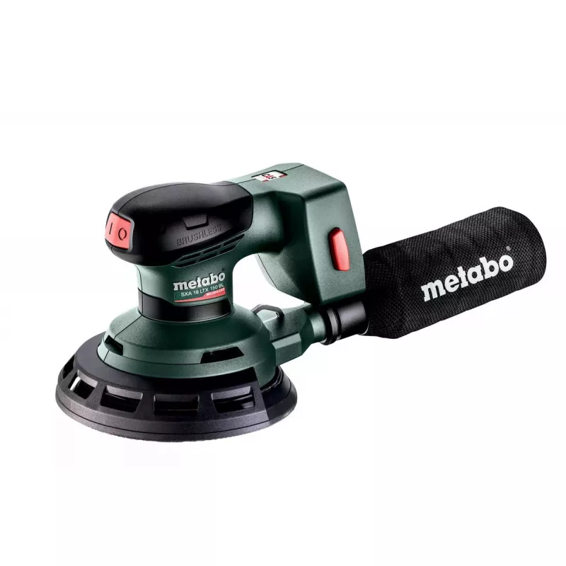 Atsitiktinio orbitinio šlifuoklio Metabo SXA 18 LTX 150 BL