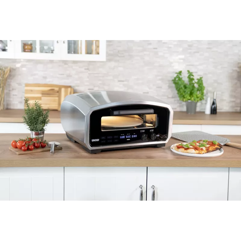 Unold Pizzaofen Enzo 68916 picų kepimo prietaisas / krosnelė 1 pica (picos) 2100 W Nerūdijantis plienas