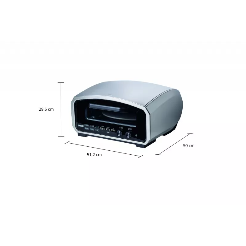 Unold Pizzaofen Enzo 68916 picų kepimo prietaisas / krosnelė 1 pica (picos) 2100 W Nerūdijantis plienas