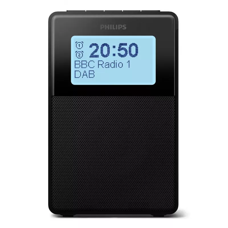 Skaitmeninis žadintuvas Philips TAR5100/10 Juodas 12/24 val. LCD Bluetooth
