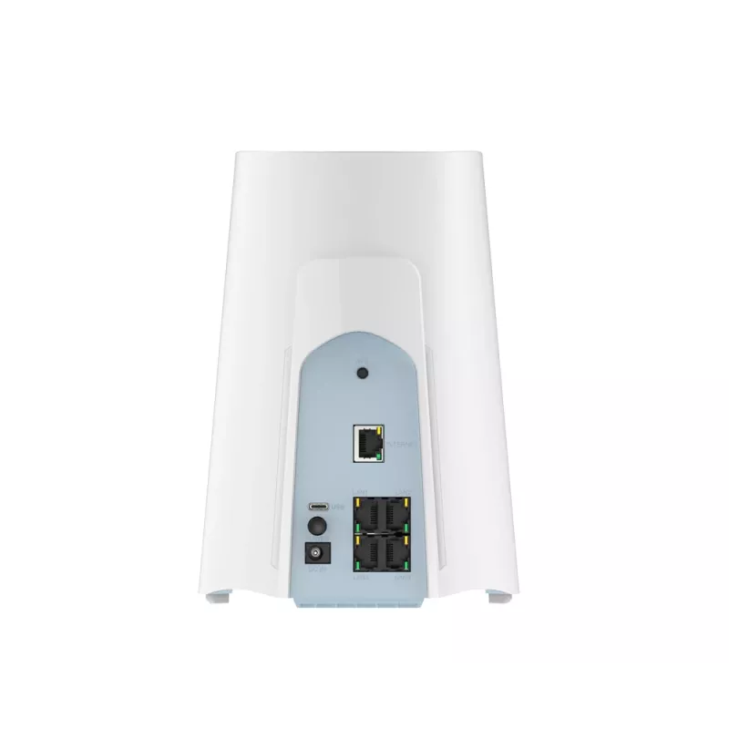 D-Link AX6000 Wi-Fi 6 SOHO maršrutizatorius, Wi-Fi 6E (802.11ax), dviejų dažnių (2,4 GHz / 5 GHz), Ethernet LAN, balta, stalinis maršrutizatorius