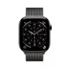Išmanusis laikrodis „Apple Watch Series 11“ GPS + Cellular 46 mm, titano korpusas, tamsiai pilkos spalvos