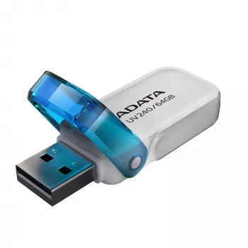 ADATA UV240 USB atmintinė 64 GB USB Type-A 2.0 Mėlyna, Balta