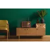 Nešiojamas radijo imtuvas Adler AD 1171 – AM/FM, 10 W RMS, Bluetooth, išorinė antena, bronzinis, 290×200×172 mm