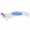 Vonios suolelis ActionMed LW400AM 2-in-1 su pasukamu perkėlimo disku, baltas, atsparus drėgmei, ergonomiška sėdynė, pakabinimo anga