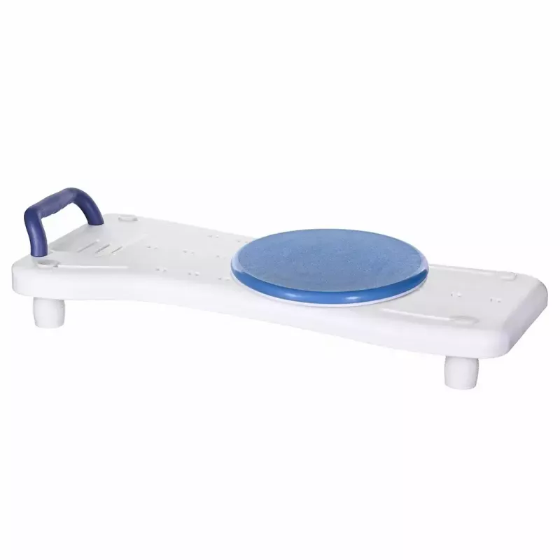 Vonios suolelis ActionMed LW400AM 2-in-1 su pasukamu perkėlimo disku, baltas, atsparus drėgmei, ergonomiška sėdynė, pakabinimo anga