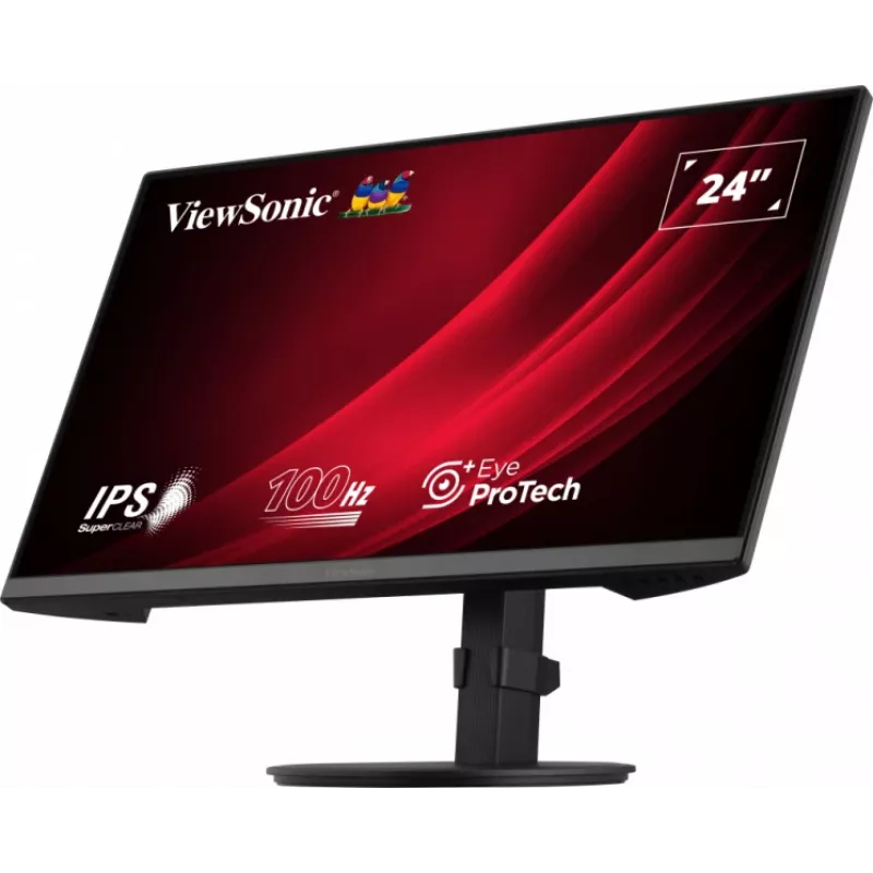 Viewsonic VG2408A-MHD kompiuterio monitorius 61 cm (24 coliai) 1920 x 1080 pikselių Full HD LED juodas