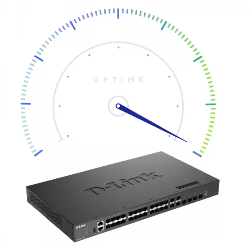 D-Link Layer 3 Stackable 10 Gigabit Managed Switches, Managed, L3, Full duplex, Rack mounting