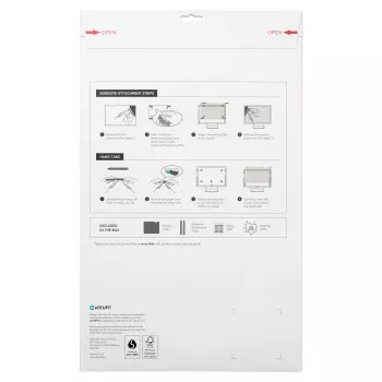 eSTUFF GLBB24536303 ekrano privatumo filtras 61 cm (24 colių) Monitoriui Berėmis ekrano privatumo filtras