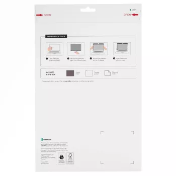 eSTUFF GLBMMB14 ekrano privatumo filtras 36,1 cm (14,2 col.) Nešiojamasis kompiuteris Berėmis ekrano privatumo filtras