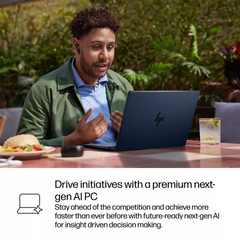 HP EliteBook X G1i Next Gen AI PC Copilot+ PC Intel Core Ultra 5 228V nešiojamas kompiuteris 35,6 cm (14 colių) WUXGA 32 GB LPDDR5x-SDRAM 512 GB SSD Wi-Fi 7 (802.11be) Windows 11 Pro mėlyna