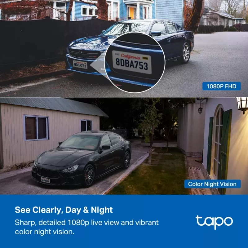TP-Link Tapo C400 KIT Box IP apsaugos kamera Lauko 1920 x 1080 pikselių Sieninis