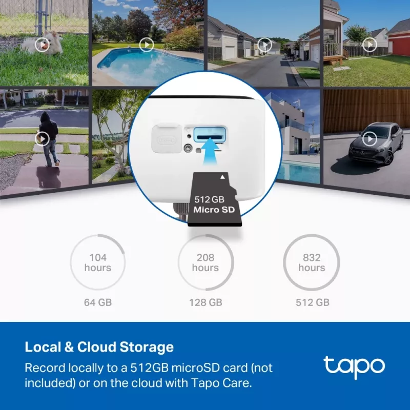 TP-Link Tapo C400 KIT Box IP apsaugos kamera Lauko 1920 x 1080 pikselių Sieninis