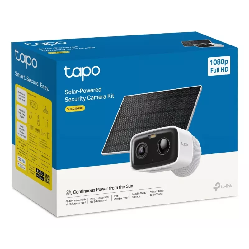 TP-Link Tapo C400 KIT Box IP apsaugos kamera Lauko 1920 x 1080 pikselių Sieninis