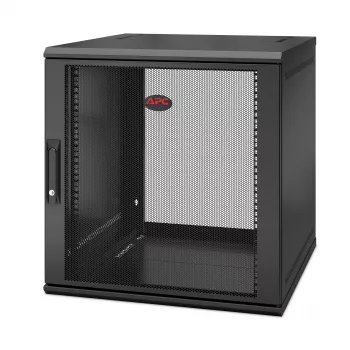 APC NetShelter WX AR112SH6 - 12U, 19 colių pataisų spinta, montavimas ant sienos, iš anksto surinkta, 600 mm gylio