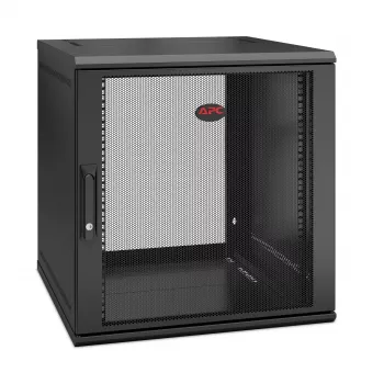 APC NetShelter WX AR112SH6 - 12U, 19 colių pataisų spinta, montavimas ant sienos, iš anksto surinkta, 600 mm gylio