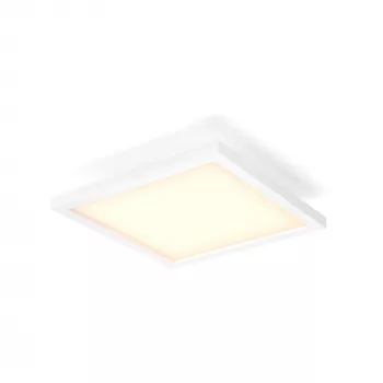 Philips Aurelle Square Panel Light, išmanusis lubinis šviestuvas, Bluetooth/Zigbee, balta, LED, aliuminis, kintama