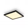 Philips Aurelle Square Panel, išmanusis lubinis šviestuvas, Bluetooth/Zigbee, juodas, LED, aliuminis, keičiamas