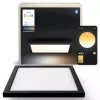 Philips Aurelle Square Panel, išmanusis lubinis šviestuvas, Bluetooth/Zigbee, juodas, LED, aliuminis, keičiamas