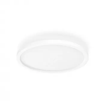 „Philips Aurelle Hue“ apvalus skydinis šviestuvas, išmanus lubų šviestuvas, „Bluetooth“ / „Zigbee“, baltas, LED, aliuminis, kintama