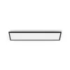 Išmanusis lubinis šviestuvas Signify Philips Aurelle Rectangle Panel — Bluetooth/Zigbee, 1200×300×48 mm, juodas