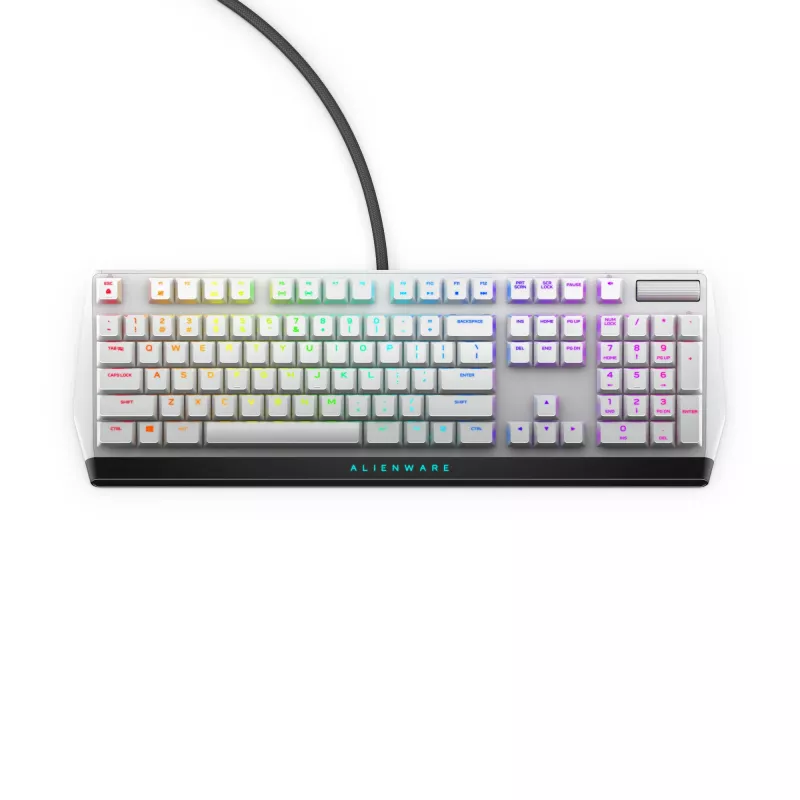 Alienware AW510K klaviatūra, skirta žaidimams, USB, juoda, balta