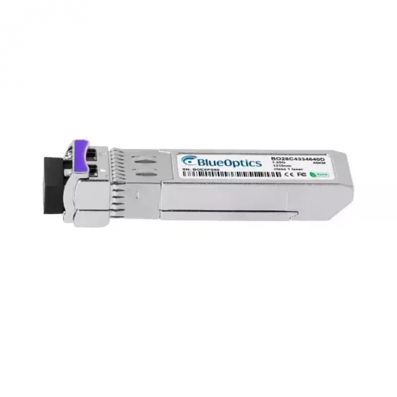 Tinklo siųstuvo-imtuvo modulis BlueOptics 02310XQV-BO — šviesolaidinis SFP, 1250 Mbit/s, cSFP, sidabrinis